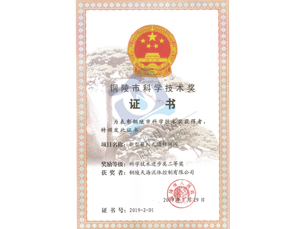 铜陵科学技术进步奖