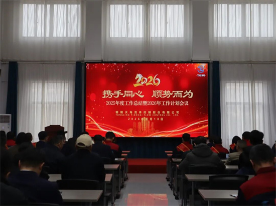 凝心聚力启新程丨铜陵天海流体召开2025年度总结暨2026年工作计划会议